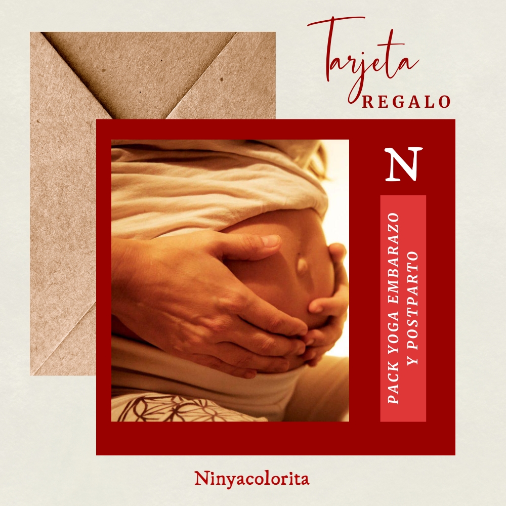 Tarjeta regalo Pack Yoga Embarazo y PostParto
