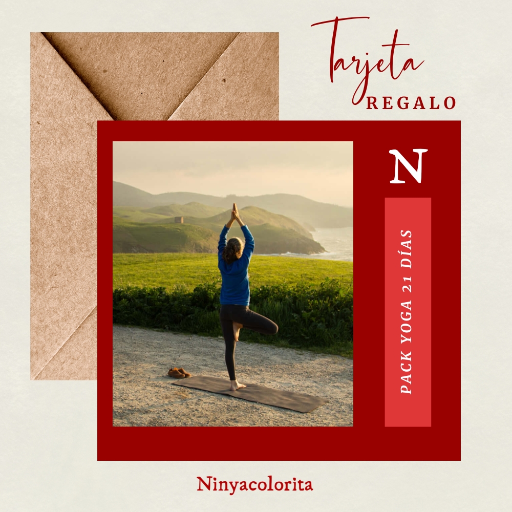 Tarjeta regalo Pack Yoga 21 Días
